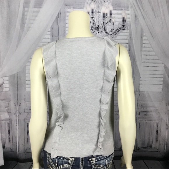 MADEWELL Heather Gray Top NWT - Picture 3 of 4